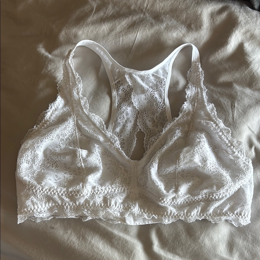 Felina white lace bralette C3995